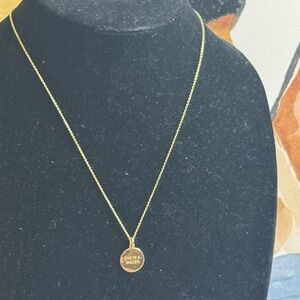 Kate Spade One in a million K” Gold Pendant Necklace